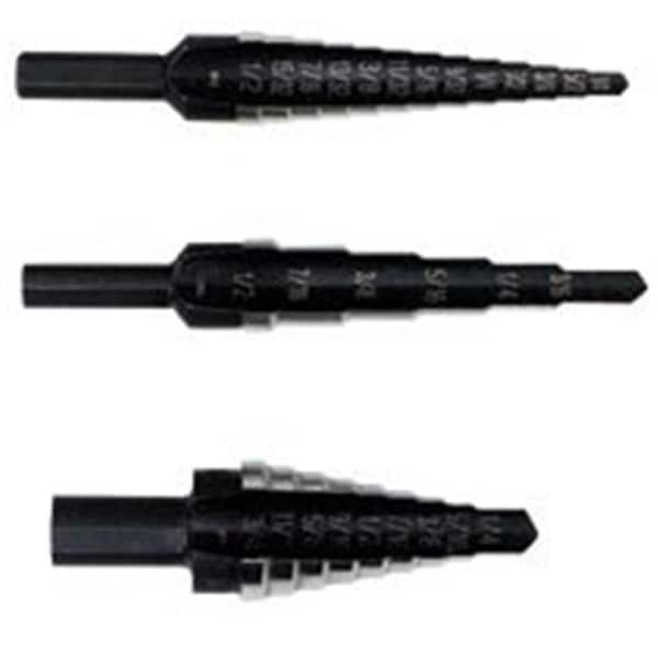 Irwin Unibit 585-10502 3 Pc. Unibit Step Drill